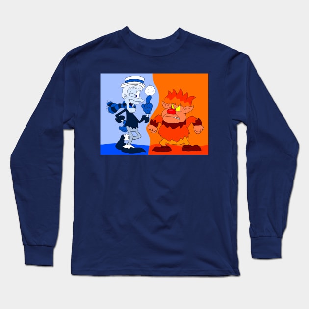 miser brothers cartoon Long Sleeve T-Shirt by coronagilo